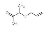 2-(烯丙基硫代)丙酸结构式