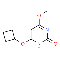 2(1H)-Pyrimidinone, 4-(cyclobutyloxy)-6-methoxy- (9CI) Structure