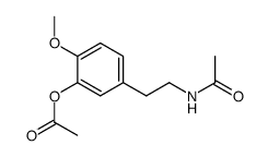 2-acetoxy-4-(2-acetylamino-ethyl)-1-methoxy-benzene Structure
