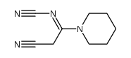 (2-cyano-1-piperidin-1-ylethylidene)cyanamide Structure