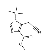 methyl 5-(cyanomethyl)-1-(trimethylsilyl)-1H-imidazole-4-carboxylate Structure