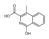 4-methyl-1-oxo-2H-isoquinoline-3-carboxylic acid结构式