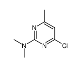 (4-氯-6-甲基嘧啶-2-基)二甲基胺结构式