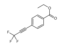 ethyl 4-(3,3,3-trifluoroprop-1-ynyl)benzoate结构式