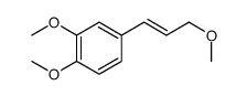 1,2-dimethoxy-4-(3-methoxyprop-1-enyl)benzene结构式