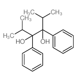 2,5-dimethyl-3,4-diphenyl-hexane-3,4-diol结构式