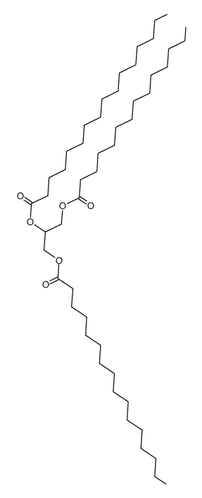 1,2-Dipalmitoyl-3-Myristoyl-rac-glycerol Structure