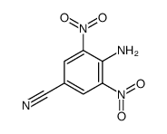 4-amino-3,5-dinitrobenzonitrile Structure