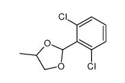 2-(2,6-dichlorophenyl)-4-methyl-1,3-dioxolane Structure