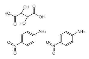 (2R,3R)-2,3-dihydroxybutanedioic acid,4-nitroaniline Structure