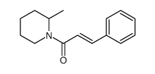(E)-1-(2-methylpiperidin-1-yl)-3-phenylprop-2-en-1-one Structure