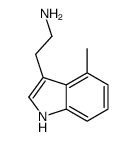 2-(4-methyl-1H-indol-3-yl)ethanamine Structure