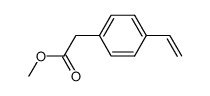 4-vinyl(phenyl)acetic acid methyl ester结构式