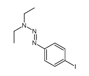 N-ethyl-N-[(4-iodophenyl)diazenyl]ethanamine结构式