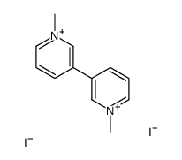 1-methyl-3-(1-methylpyridin-1-ium-3-yl)pyridin-1-ium,diiodide结构式