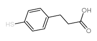 4-mercaptohydrocinnamic acid Structure