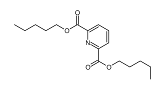 dipentyl pyridine-2,6-dicarboxylate Structure