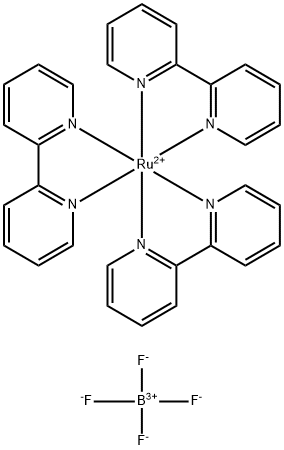 三(2,2'-联吡啶)钌二(四氟硼酸)盐结构式