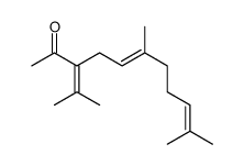 6,10-dimethyl-3-propan-2-ylideneundeca-5,9-dien-2-one Structure