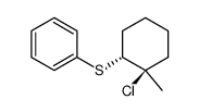 2-Chlor-2-methyl-1-cyclohexyl-phenylsulfid结构式