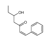 5-hydroxy-1-phenylhept-1-en-3-one结构式