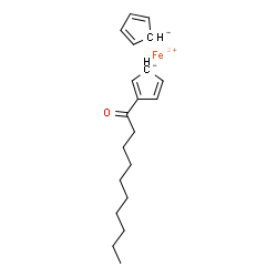(1-Oxodecyl)ferrocene Structure
