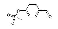 methanesulfonic acid 4-formylphenyl ester结构式