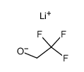 lithium 2,2,2-trifluoroethanolate结构式
