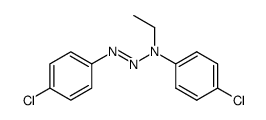 3-ethyl-1,3-bis-(4-chloro-phenyl)-triazene结构式