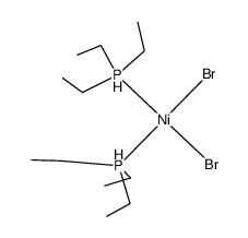 bis(triethylphosphine)nickel(II) bromide Structure