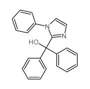 diphenyl-(1-phenylimidazol-2-yl)methanol Structure