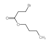 Propanoic acid,3-bromo-, butyl ester结构式