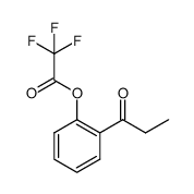 2-propionylphenyl 2,2,2-trifluoroacetate结构式