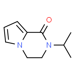 Pyrrolo[1,2-a]pyrazin-1(2H)-one, 3,4-dihydro-2-(1-methylethyl)- (9CI)结构式