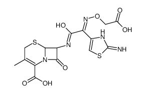 3-Desethenyl-3-methyl Cefixime Structure
