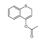 4-thiochromanone enol acetate Structure