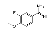 3-Fluoro-4-methoxybenzimidamide Structure