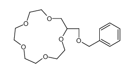 2-(phenylmethoxymethyl)-1,4,7,10,13-pentaoxacyclopentadecane Structure