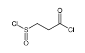 3-(chlorosulfinyl)propanoyl chloride结构式