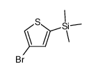 4-溴-2-(三甲基硅烷基)噻吩结构式