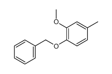 4-BENZYLOXY-3-METHOXY-TOLUENE结构式