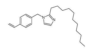 1-[(4-ethenylphenyl)methyl]-2-undecylimidazole结构式