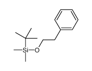 tert-butyl-dimethyl-(2-phenylethoxy)silane结构式