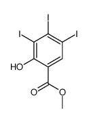 methyl 2-hydroxy-3,4,5-triiodobenzoate结构式