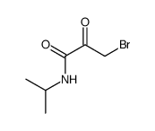 3-bromo-2-oxo-N-propan-2-ylpropanamide结构式