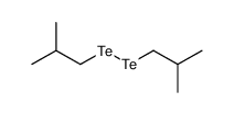 2-methyl-1-(2-methylpropylditellanyl)propane Structure