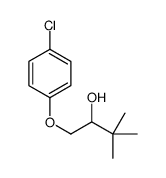 1-(4-chlorophenoxy)-3,3-dimethylbutan-2-ol结构式