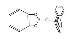 2-triphenylsiloxy-1,3,2-benzodioxaborole Structure