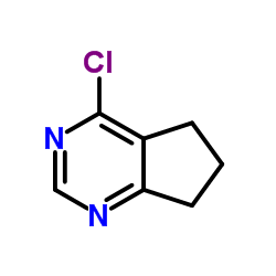 4-氯-6,7-二氢-5H-环戊并嘧啶结构式