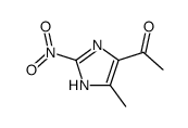 Ethanone, 1-(5-methyl-2-nitro-1H-imidazol-4-yl)- (9CI)结构式